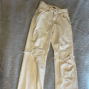 Wild Fable Cream straight leg jeans